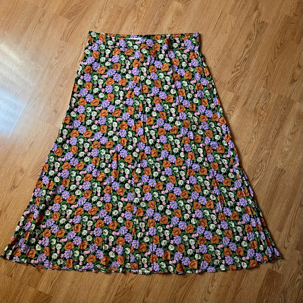 MANGO midi skirt